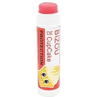 GOMMEE BAUME À LÈVRES BIZOU TEINTÉ - CUPCAKE CARAMEL (ROUGE)