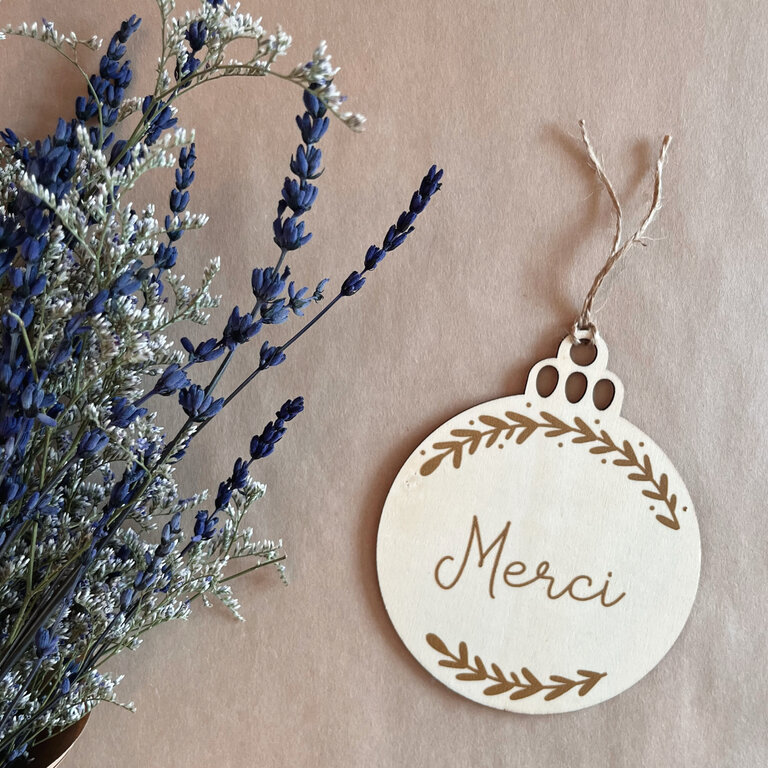 MÖMY ORNEMENT DE NOËL - MERCI