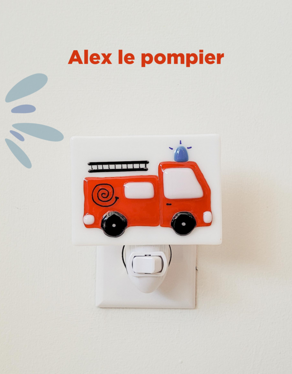 VEILLE SUR TOI VEILLEUSE - ALEX LE POMPIER