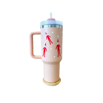 MÖMY GOBELET THERMOS 40 OZ - VIEUX-ROSE LUTINS