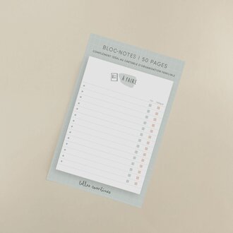 LES BELLES COMBINES BLOC-NOTES - À FAIRE