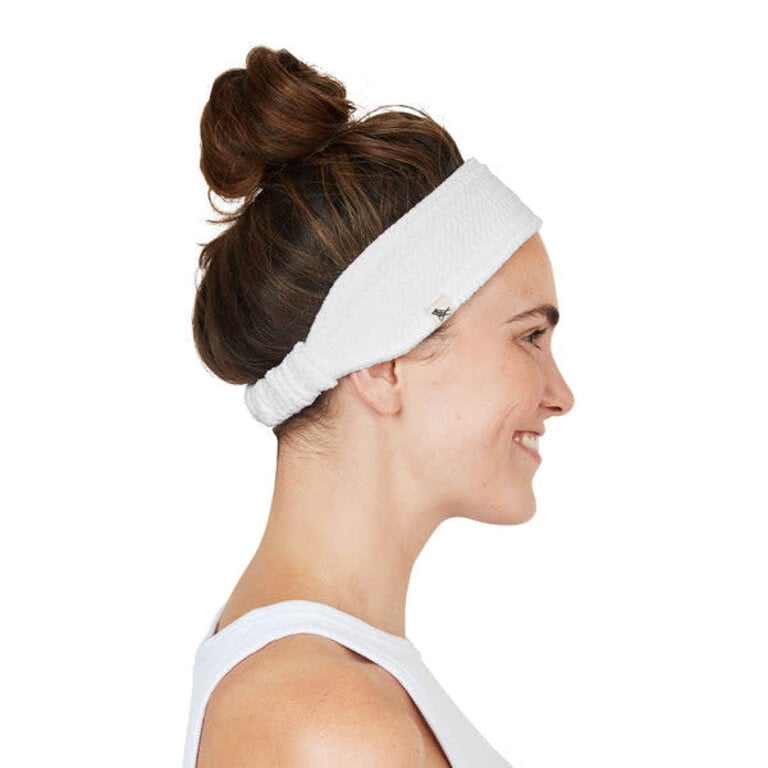 DOCK & BAY FACIAL SKINCARE HEADBAND - CRYSTAL WHITE