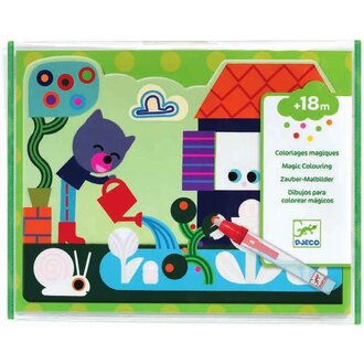 DJECO COLORIAGES MAGIQUES - CACHÉ DANS LE JARDIN