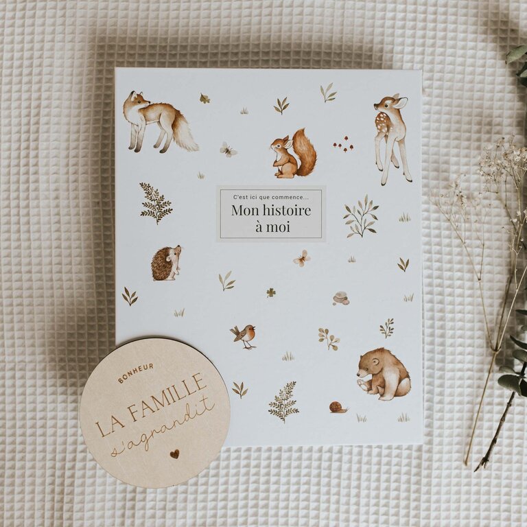 LE PETIT TABLEAU NOIR ALBUM DE NAISSANCE - ANIMAL DOUCEUR