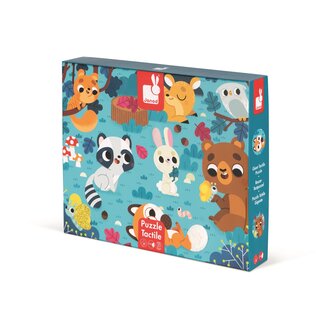 JANOD CASSE-TÊTE TACTILE 20 PCS - ANIMAUX DE LA FORÊT
