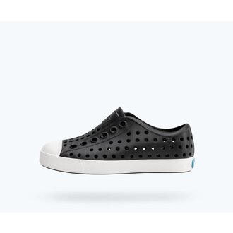 NATIVE CHAUSSURES JEFFERSON - JIFFY BLACK/SHELL WHITE