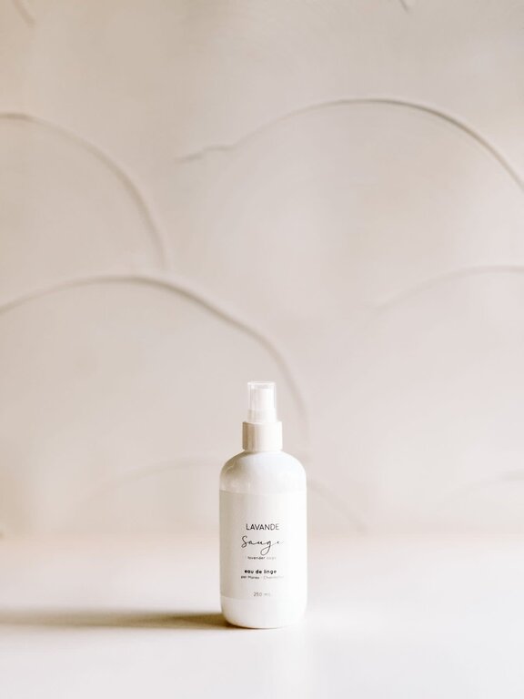 MARÉE CHANDELLE EAU DE LINGE - LAVANDE ET SAUGE