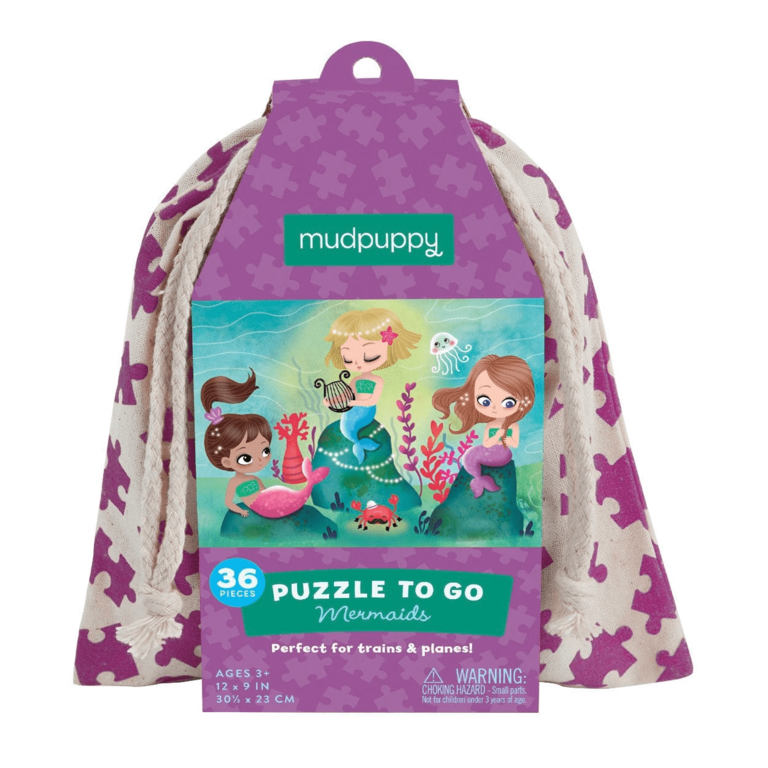 MUDPUPPY PUZZLE DE VOYAGE 36 PCS - SIRÈNES