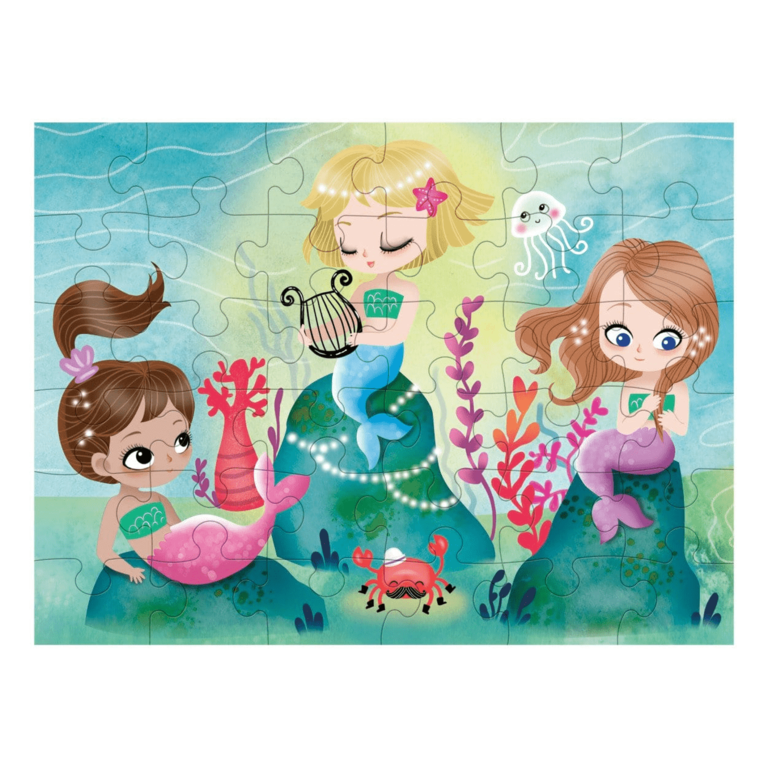 MUDPUPPY PUZZLE DE VOYAGE 36 PCS - SIRÈNES