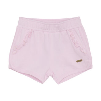 MINYMO SHORT EN COTON À VOLANTS - LILAS