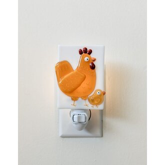 VEILLE SUR TOI VEILLEUSE - POULE COCOTTE ET COCO