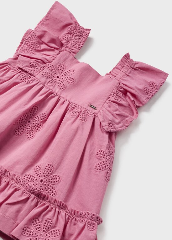 MAYORAL ROBE AVEC BRODERIE ANGLAISES - HIBISCUS