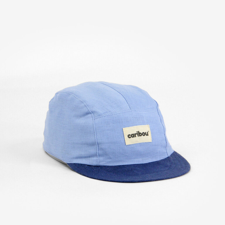 CARIBOU CASQUETTE EN LIN - DUO BLEU