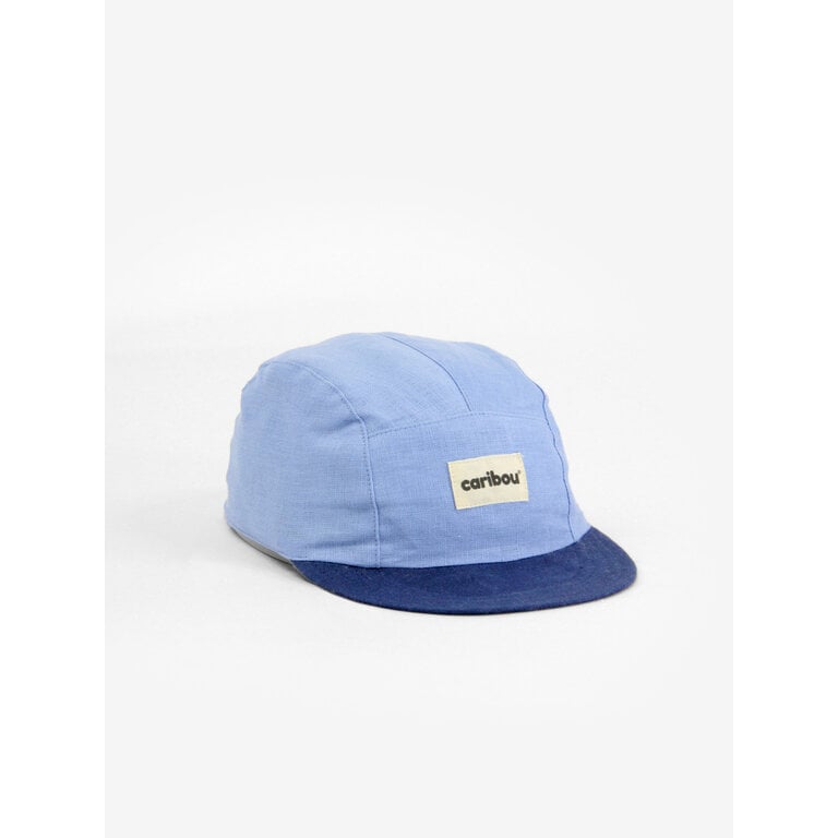 CARIBOU LINEN CAP - BLUE DUO