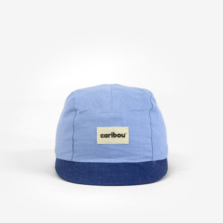 CARIBOU CASQUETTE EN LIN - DUO BLEU