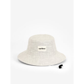 CARIBOU CHAPEAU SOLEIL EN LIN - ÉCRU