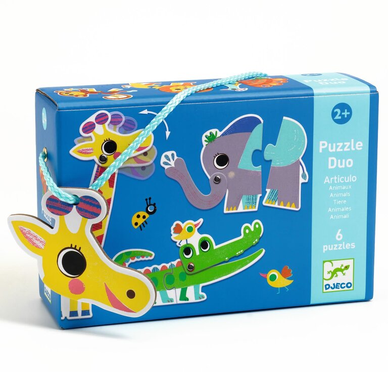 DJECO ARTICULO DUO PUZZLE - ANIMALS