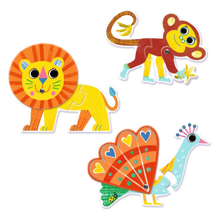 DJECO PUZZLE DUO ARTICULO - ANIMAUX