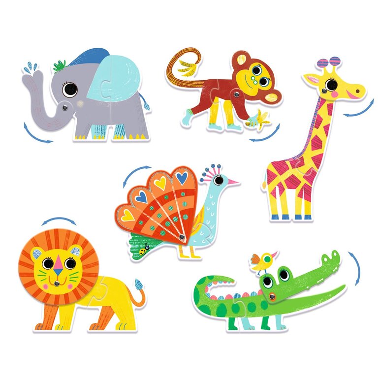 DJECO PUZZLE DUO ARTICULO - ANIMAUX