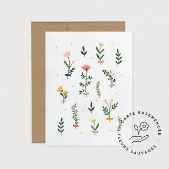 MIMOSA DESIGN CARTE DE SOUHAITS À PLANTER - HERBARIUM