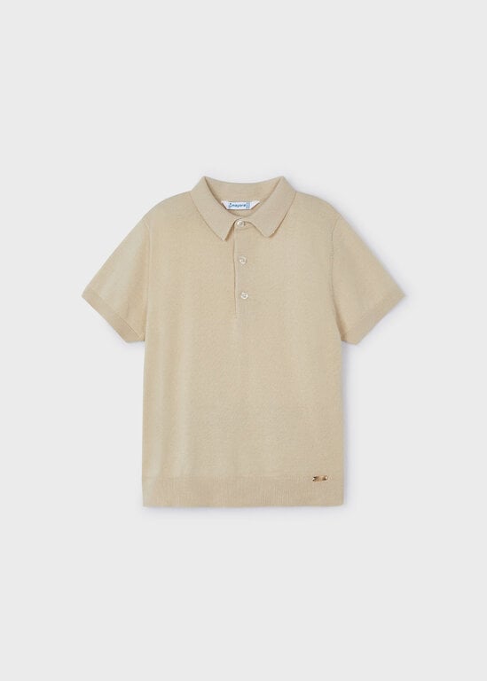 MAYORAL POLO MANCHES COURTES - BEIGE