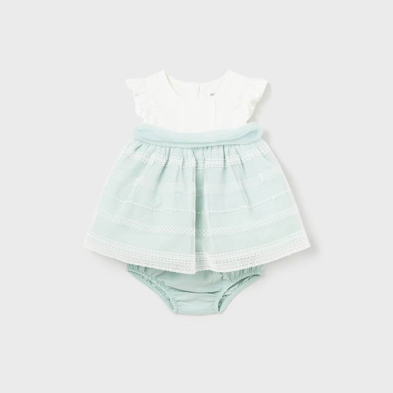 MAYORAL ROBE BICOLORE - JADE