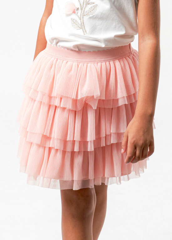 JUPE EN TULLE - ROSE TULIPE