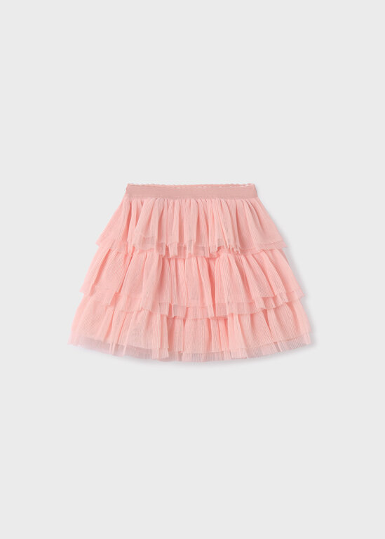 JUPE EN TULLE - ROSE TULIPE