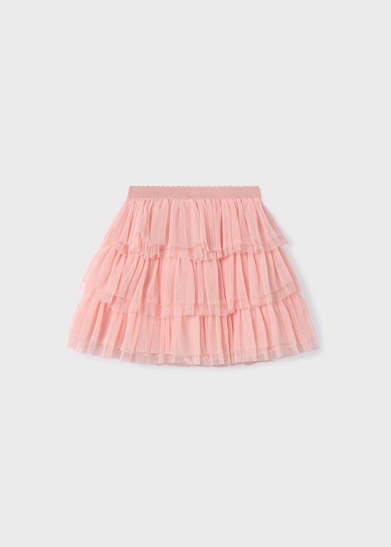 JUPE EN TULLE - ROSE TULIPE