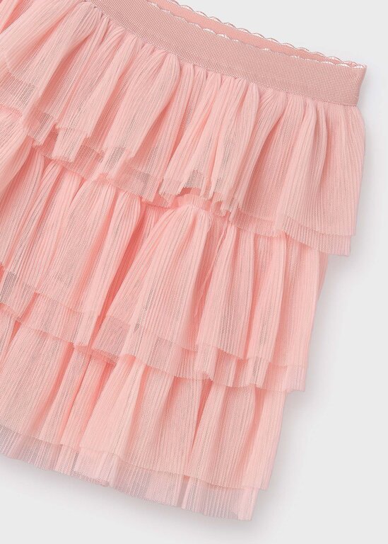 JUPE EN TULLE - ROSE TULIPE