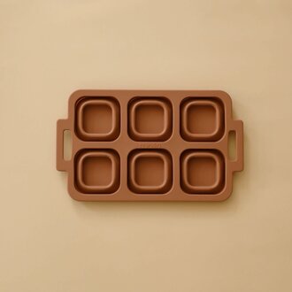 MINIKA MOULE À MUFFINS REPLIABLE - CACAO