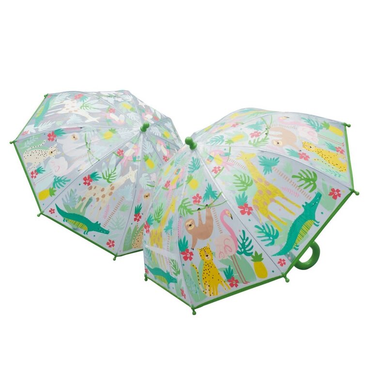 FLOSS & ROCK PARAPLUIE QUI CHANGE DE COULEUR - JUNGLE