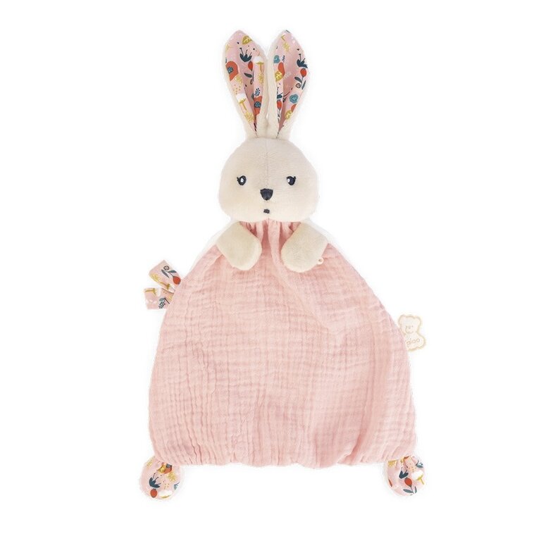 KALOO DOUDOU LAPIN - ROSE COQUELICOTS