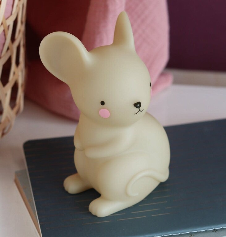 LITTLE LOVELY COMPANY PETITE LUMIÈRE - SOURIS