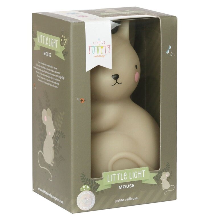 LITTLE LOVELY COMPANY PETITE LUMIÈRE - SOURIS