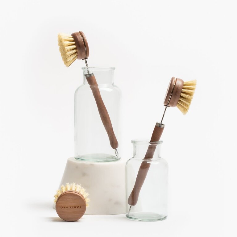 LA BELLE EXCUSE BROSSE À VAISSELLE EN BOIS AVEC MANCHE