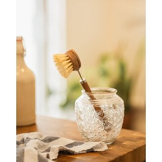 LA BELLE EXCUSE BROSSE À VAISSELLE EN BOIS AVEC MANCHE