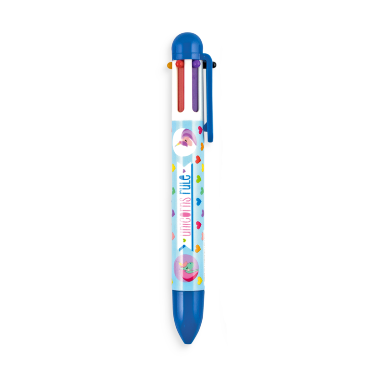 OOLY STYLO MULTICOLORE 6 CLICS - LICORNE