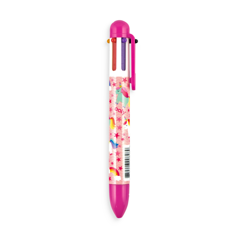 OOLY STYLO MULTICOLORE 6 CLICS - LICORNE