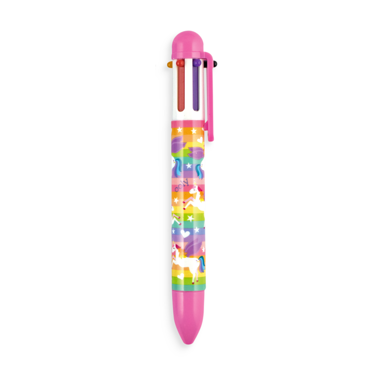 OOLY STYLO MULTICOLORE 6 CLICS - LICORNE