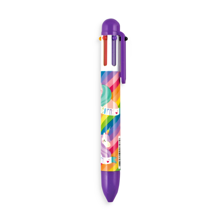 OOLY STYLO MULTICOLORE 6 CLICS - LICORNE