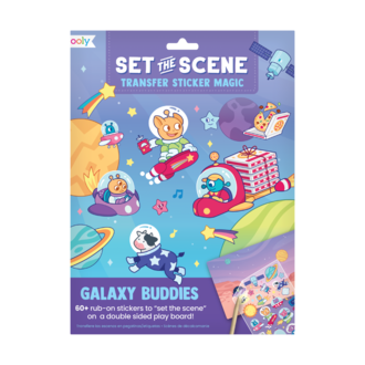 OOLY AUTOCOLLANTS TRANSFERT MAGIQUE -  GALAXY BUDDIES