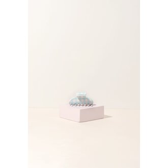 PIXIE WOO PICNIK HAIR CLIP - BLUE SMALL