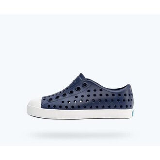 NATIVE CHAUSSURES JEFFERSON - REGATTA BLUE/SHELL WHITE