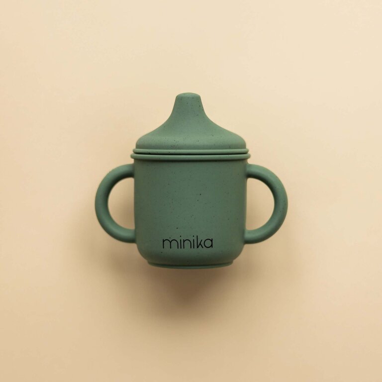 MINIKA VERRE À BEC EN SILICONE - LEAF