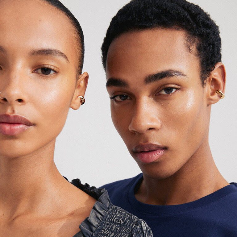 PILGRIM BAGUE D'OREILLE PLAQUÉ OR - FORCE