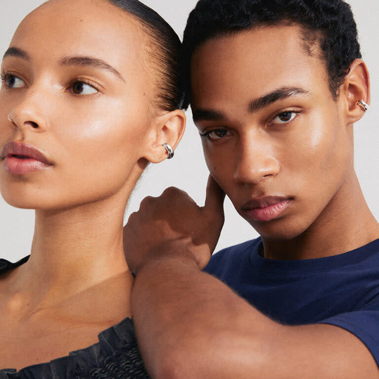 PILGRIM BAGUE D'OREILLE PLAQUÉ ARGENT - FORCE