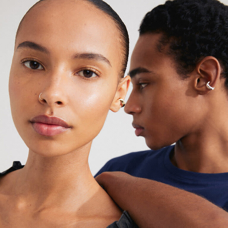 PILGRIM BAGUE D'OREILLE PLAQUÉ ARGENT - FORCE