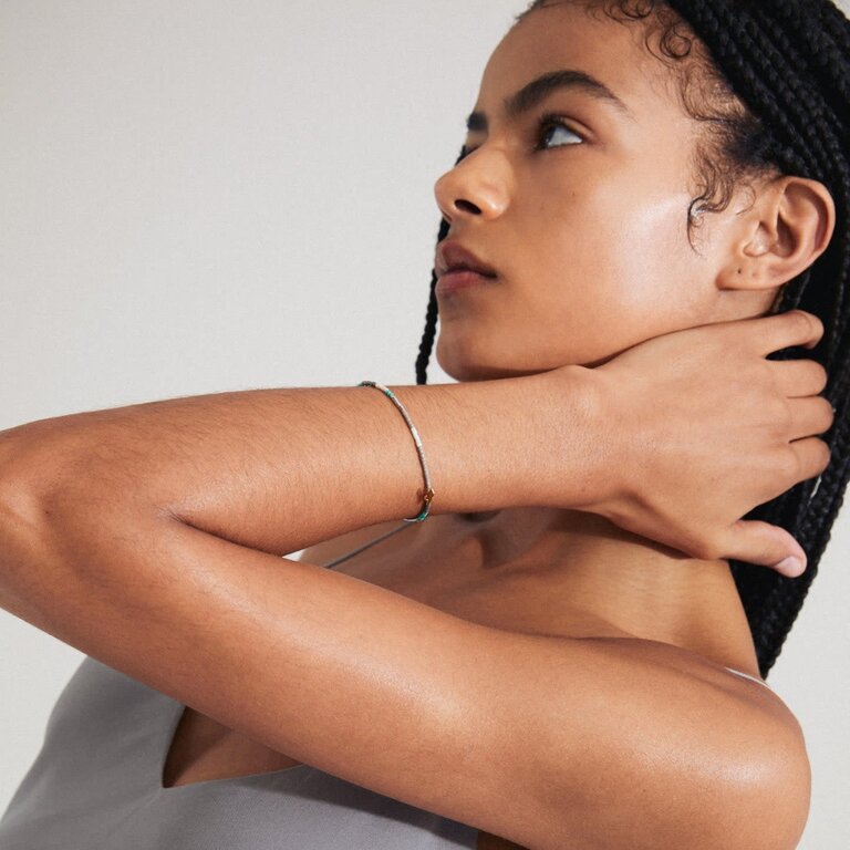 PILGRIM BRACELET DE BILLES ALISON - MENTHE