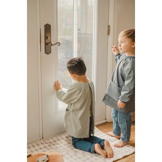 Tablier Enfant Sans Manches Stitch - 40x33 Cm, PVC, élastiques, Pour Peinture Et Activités Manuelles